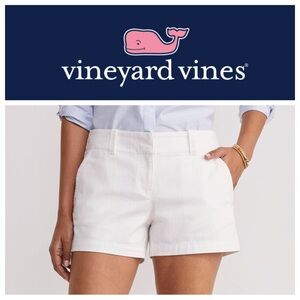 Vineyard Vines 3.5” Every Day Shorts - White Cap - Women’s 16 - NEW WITH TAGS!